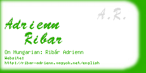 adrienn ribar business card