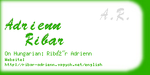 adrienn ribar business card